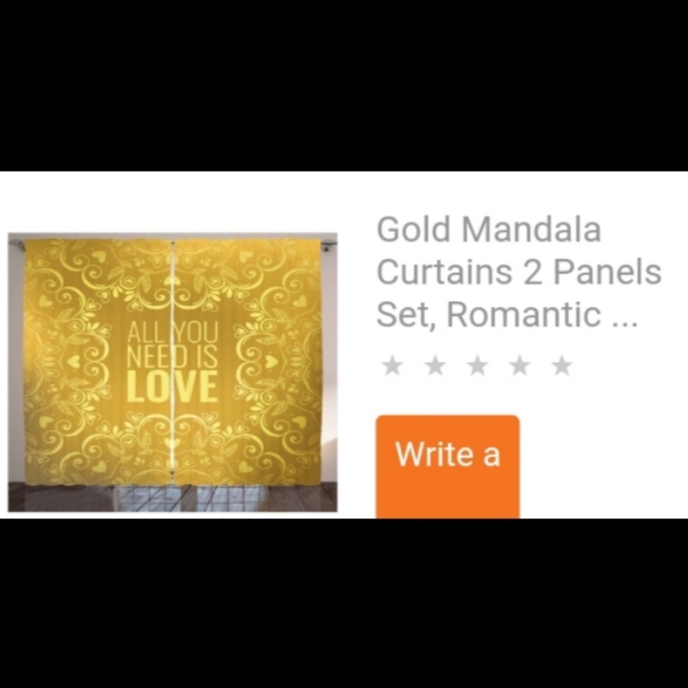 Gold adorable curtains